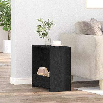 Sidobord Svart Ek 50 x 26 x 50 cm Konstruerat trä