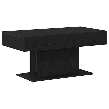 Kaffeebord Svart Ek 96 x 50 x 45 cm Konstruerat trä
