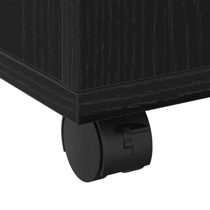 Kaffeebord Svart Ek 60 x 60 x 38 cm Konstruerat trä