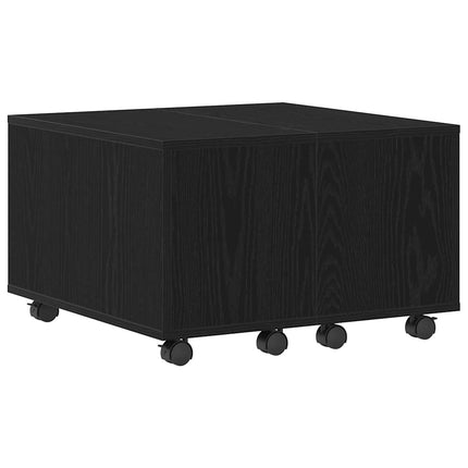 Kaffeebord Svart Ek 60 x 60 x 38 cm Konstruerat trä