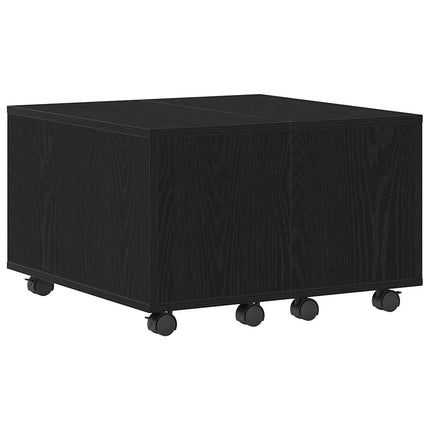 Kaffeebord Svart Ek 60 x 60 x 38 cm Konstruerat trä