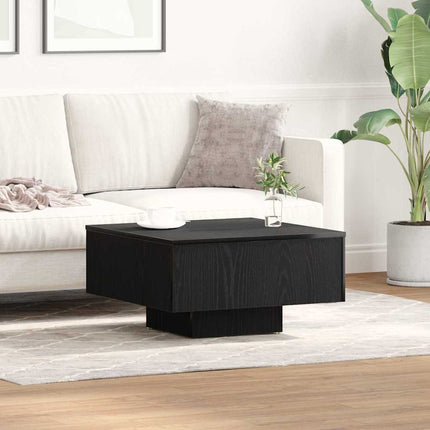 Kaffeebord Svart Ek 60 x 60 x 31,5 cm Konstruerat trä