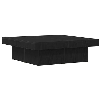 Kaffeebord Svart Ek 90 x 90 x 28 cm Konstruerat trä