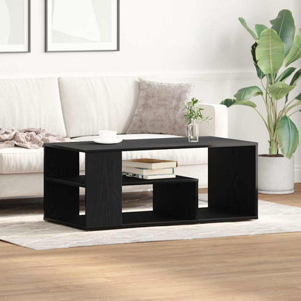 Kaffeebord Svart Ek 100 x 50 x 40 cm Konstruerat trä