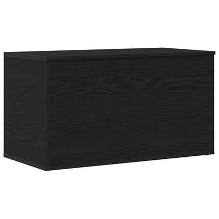 Förvaringslåda Svart Ek 84 x 42 x 46 cm Konstruerat trä