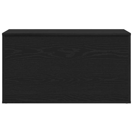 Förvaringslåda Svart Ek 84 x 42 x 46 cm Konstruerat trä