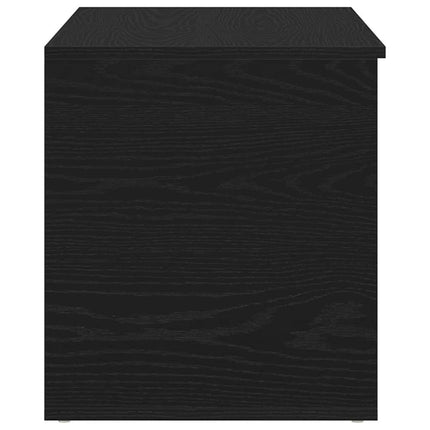 Förvaringslåda Svart Ek 84 x 42 x 46 cm Konstruerat trä