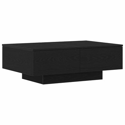 Kaffeebord Svart Ek 90 x 60 x 31 cm Konstruerat trä