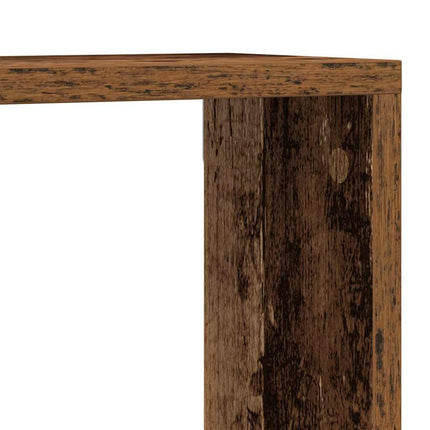 Vägg hyllor 4 pcs Gammalt trä 80 x 15 x 26 cm Konstruerat trä