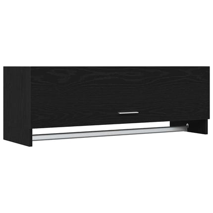 Garderob Svart Ek 100 x 32,5 x 35 cm Konstruerat trä