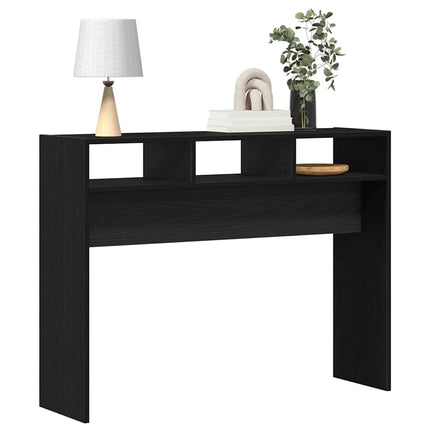Konsolbord Svart ek 105 x 30 x 80 cm Konstruerat trä