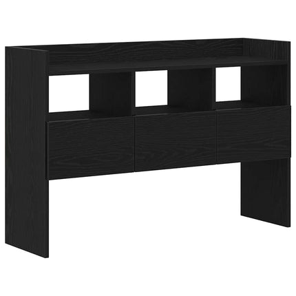 Sideboard Svart Ek 105 x 30 x 70 cm Konstruerat trä