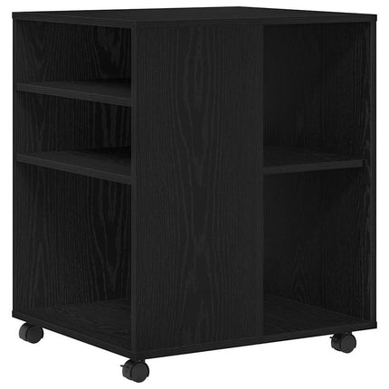 Förvaringsskåp Svart Ek 60 x 53 x 72,5 cm Konstruerat trä