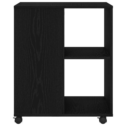 Förvaringsskåp Svart Ek 60 x 53 x 72,5 cm Konstruerat trä