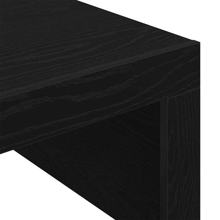 Kaffeebord Svart Ek 100 x 100 x 35 cm Konstruerat trä