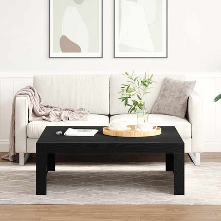 Kaffeebord Svart Ek 100 x 100 x 35 cm Konstruerat trä