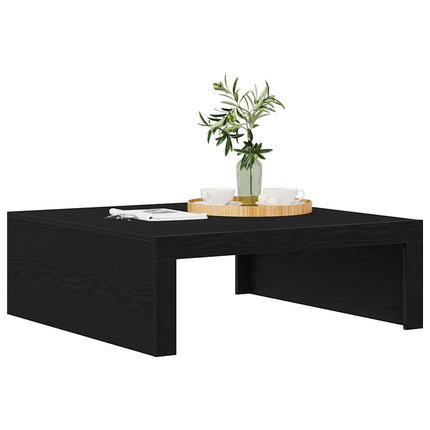 Kaffeebord Svart Ek 100 x 100 x 35 cm Konstruerat trä