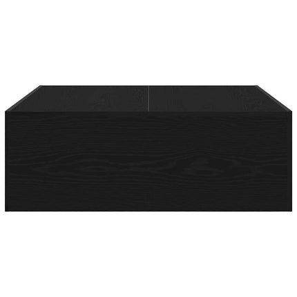 Kaffeebord Svart Ek 100 x 100 x 35 cm Konstruerat trä