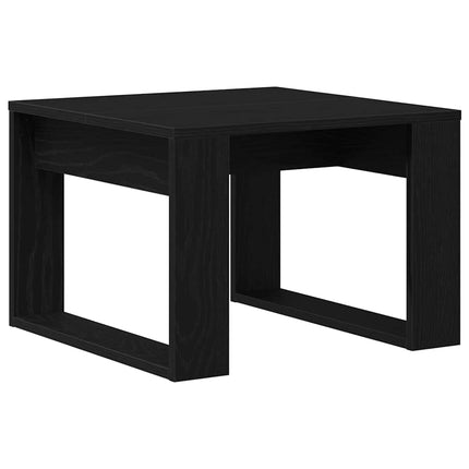 Kaffeebord Svart Ek 50 x 50 x 35 cm Konstruerat trä