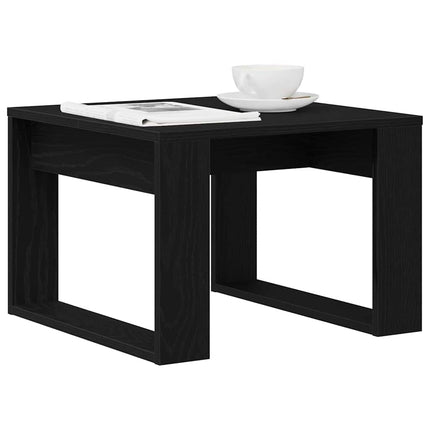 Kaffeebord Svart Ek 50 x 50 x 35 cm Konstruerat trä