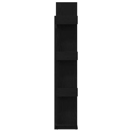 Bokhylla Svart Ek 48 x 25,5 x 140 cm Konstruerat trä