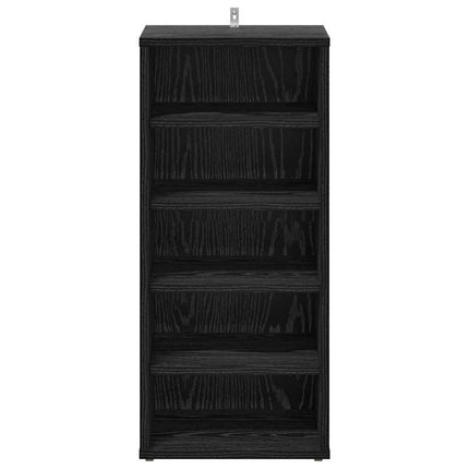 Skoskåp 2 pcs Svart Ek 32 x 35 x 70 cm Konstruerat trä