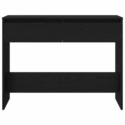 Konsolbord Svart Ek 100 x 35 x 76,5 cm Konstruerat trä