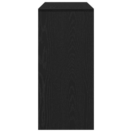 Konsolbord med låda Svart Ek 100 x 35 x 76,5 cm Konstruerat trä