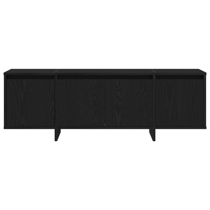 TV-skåp Svart Ek 120 x 30 x 40,5 cm Konstruerat trä