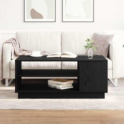 Kaffeebord Svart Ek 102 x 55 x 43 cm Konstruerat trä