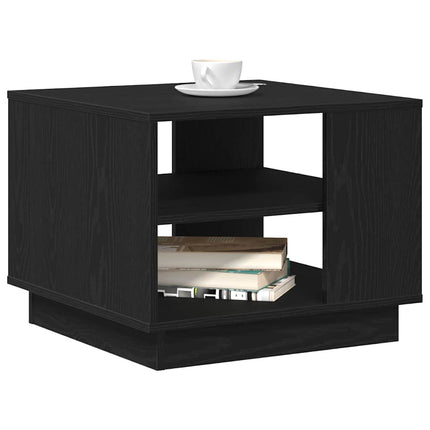Kaffeebord Svart Ek 55 x 55 x 42 cm Konstruerat trä