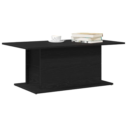 Kaffeebord Svart Ek 102 x 55,5 x 40 cm Konstruerat trä