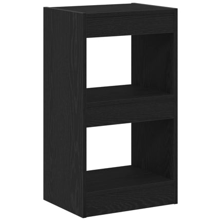 Bokskåp Svart Ek 40 x 30 x 71,5 cm Konstruerat trä