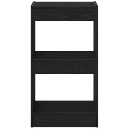 Bokskåp Svart Ek 40 x 30 x 71,5 cm Konstruerat trä