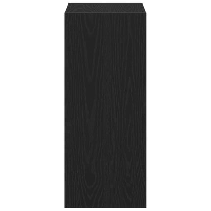 Bokskåp Svart Ek 40 x 30 x 71,5 cm Konstruerat trä