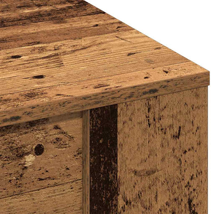 Kaffeebord Gammalt trä 102 x 55 x 45 cm Konstruerat trä