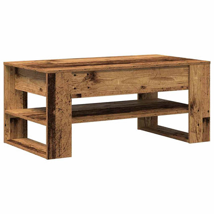 Kaffeebord Gammalt trä 102 x 55 x 45 cm Konstruerat trä
