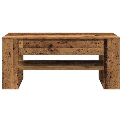 Kaffeebord Gammalt trä 102 x 55 x 45 cm Konstruerat trä