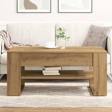 Kaffeebord Artisan Ek 102 x 55 x 45 cm Konstruerat trä