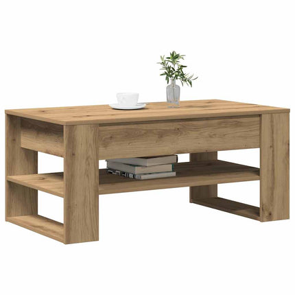 Kaffeebord Artisan Ek 102 x 55 x 45 cm Konstruerat trä