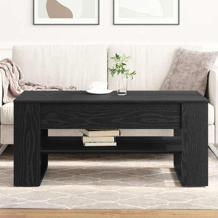 Kaffeebord Svart Ek 102 x 55 x 45 cm Konstruerat trä