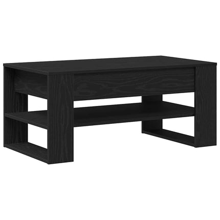 Kaffeebord Svart Ek 102 x 55 x 45 cm Konstruerat trä