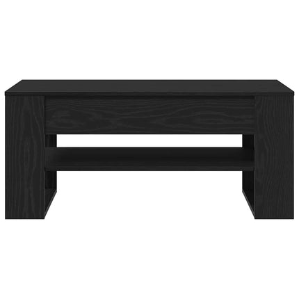 Kaffeebord Svart Ek 102 x 55 x 45 cm Konstruerat trä