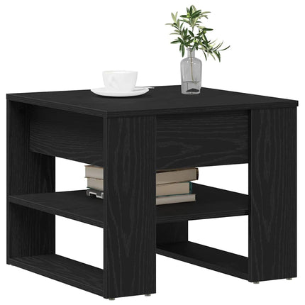 Kaffeebord Svart Ek 55,5 x 55 x 45 cm Konstruerat trä