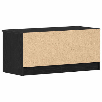 TV-skåp Svart Ek 80 x 35 x 36,5 cm Konstruerat trä