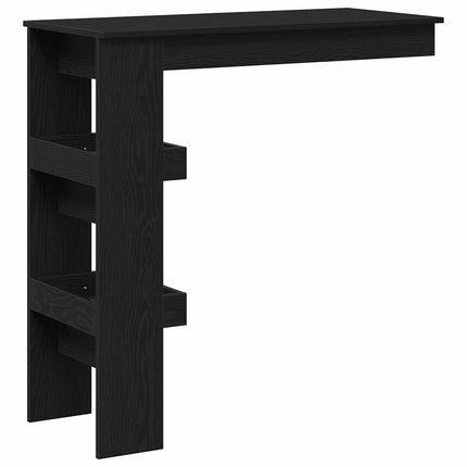 Vägg Barbord Svart Ek 102 x 45 x 103,5 cm Konstruerat trä