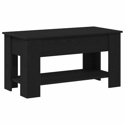 Kaffeebord Svart ek 101 x 49 x 52 cm Konstruerat trä