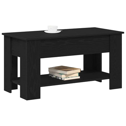 Kaffeebord Svart ek 101 x 49 x 52 cm Konstruerat trä
