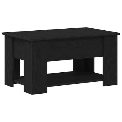 Kaffeebord Svart Ek 79 x 49 x 41 cm Konstruerat trä