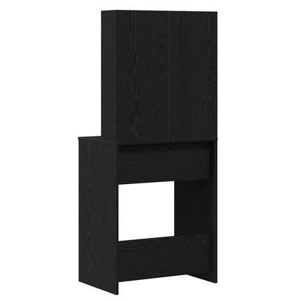 Smyckebord Svart Ek 60 x 40 x 140 cm Konstruerat trä